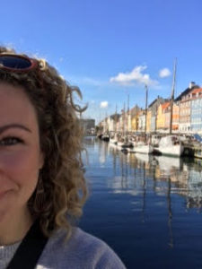 Kayla in beautiful Copenhagan.